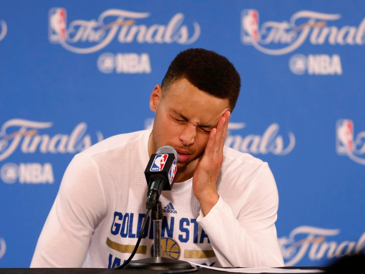 "Never Forget When Stephen Curry Cried After Game 3 Despite The Fact They Won The Game To Go Up 3-0 Just Because He Knew He Wouldn't Win FMVP Because He Played Horribly", NBA Fans Try To Mock Stephen Curry's Legacy