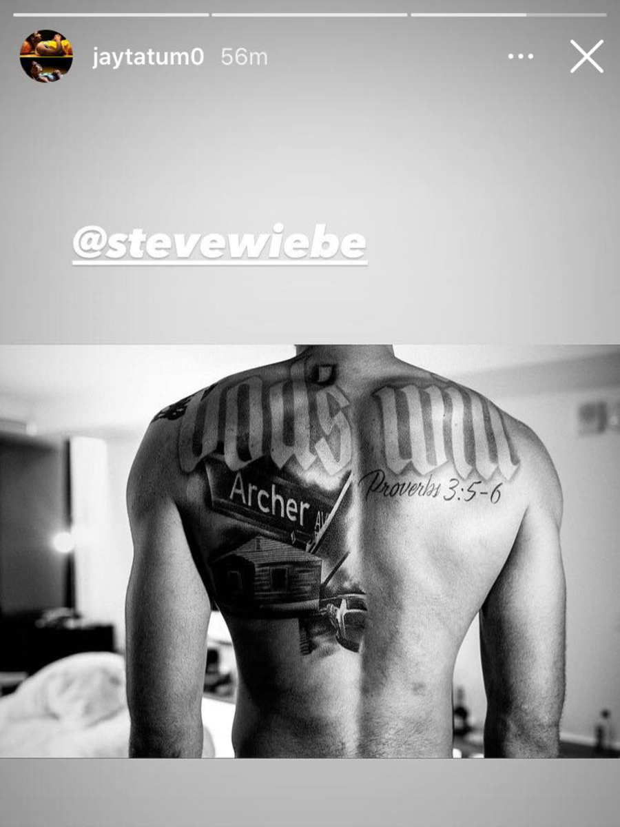 SLAM Kicks on Twitter Jayson Tatums tattoo of his mother x the Rising  Stars Kobe AD Exodus  httpstcoVLIoWraDvV  Twitter