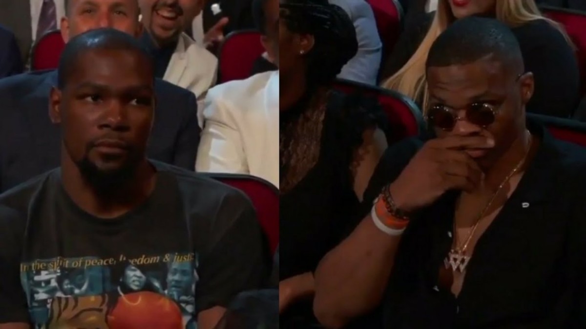 VIDEO: Kevin Durant And Russell Westbrook Pissed At Peyton Manning Joke