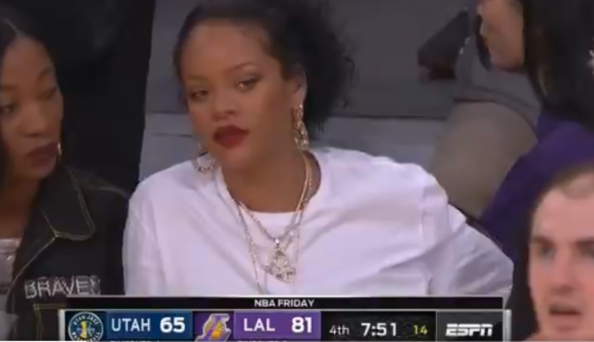 Rihanna Can’t Keep Her Eyes Off Alex Caruso