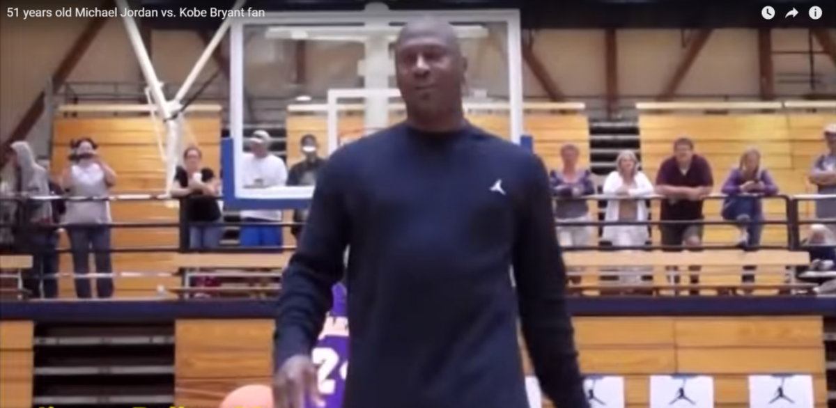 51 years old Michael Jordan vs. Kobe Bryant fan