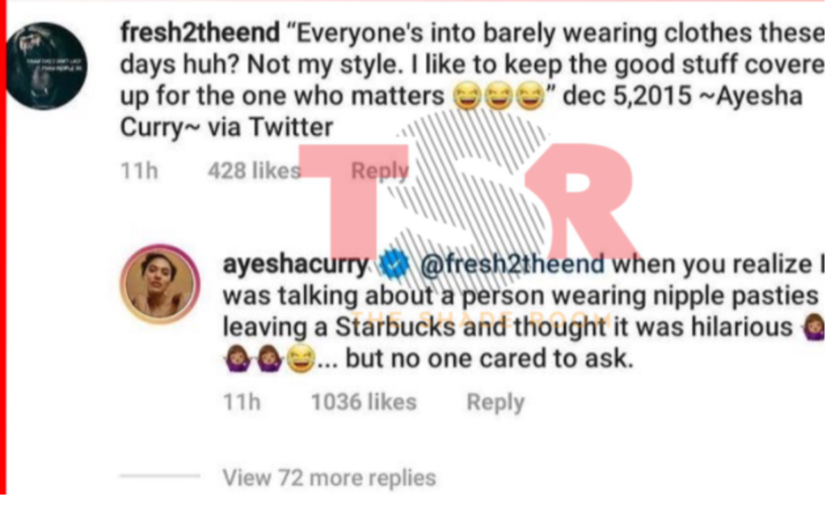 Ayesha Curry Responds To People Calling Her Out For Nude Pic - Fadeaway  World