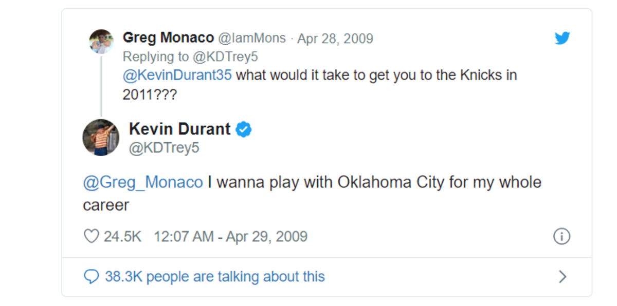 Kevin Durant's Most Bizarre Tweets Of All Time - Fadeaway World