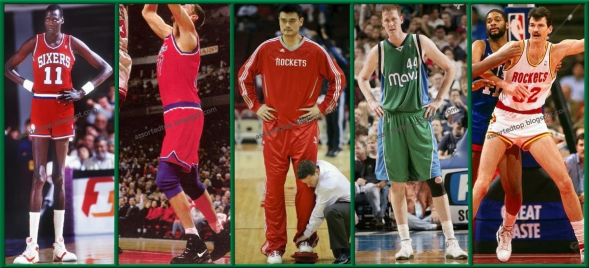 Top 10 Tallest Players in NBA History