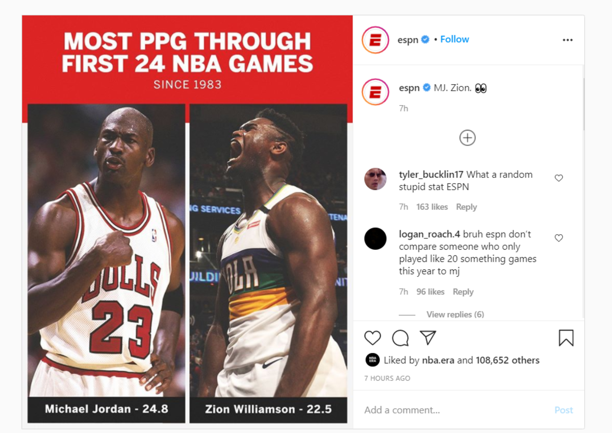 NBA Fans Are Pissed Off After ESPN Compared Zion Williamson And Michael Jordan