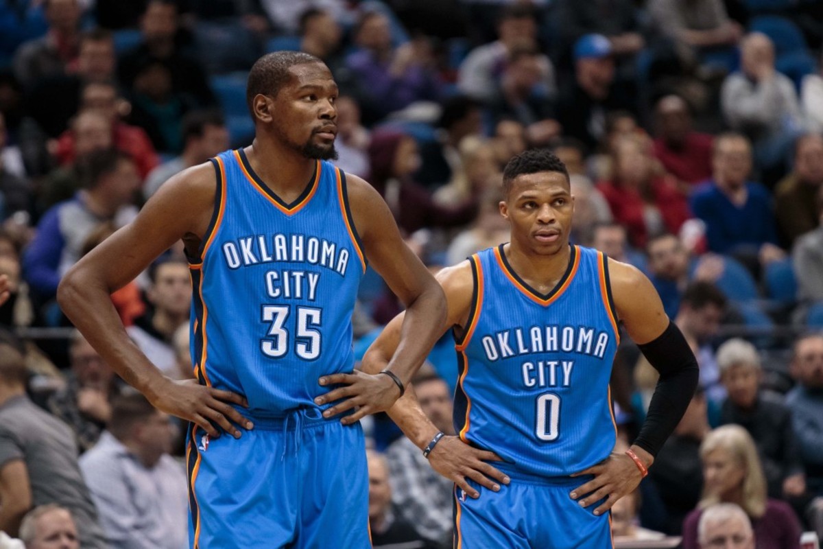 Oklahoma City Thunder,Russell Westbrook,Kevin Durant,NBA Media.