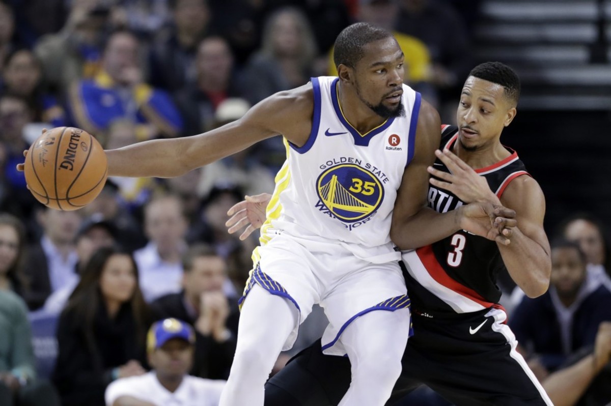 Kevin Durant And CJ McCollum Get Into Beef On Twitter - Fadeaway World