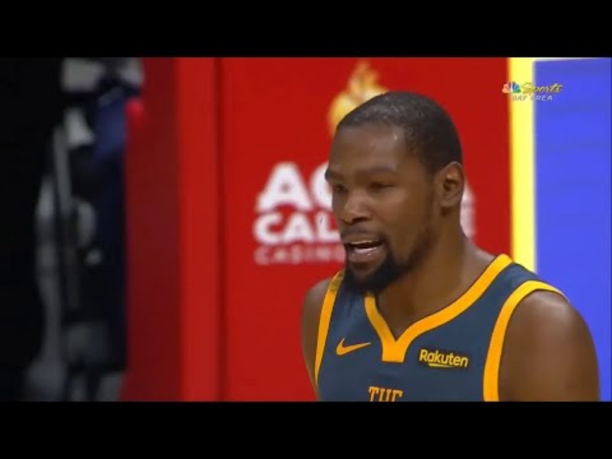 VIDEO: Kevin Durant Says 'That's Why I'm Out' After Altercation With Draymond