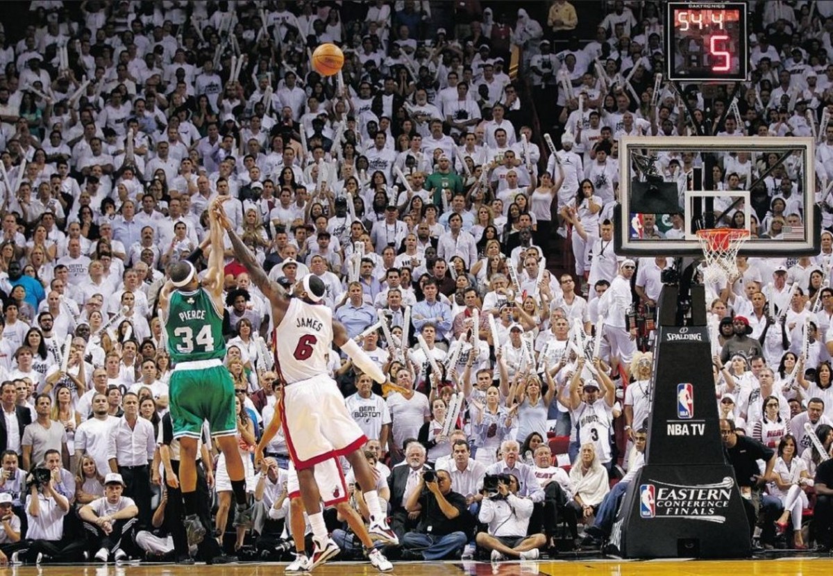 Paul Pierce Sends Message To The Boston Celtics 'Beat the HEAT! Beat the Heat!! Letssss gooo'