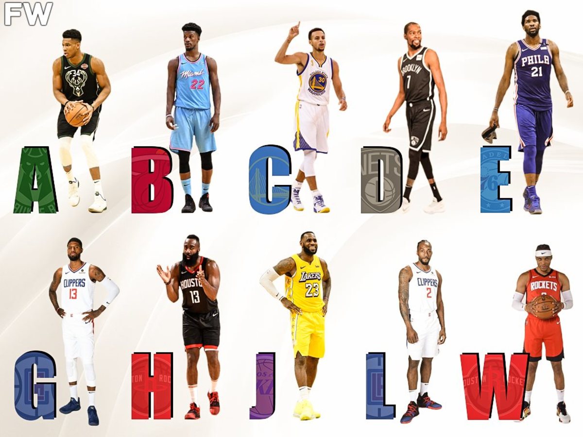 Ranking The Best Nba Players By Letter Of Name Fadeaway World