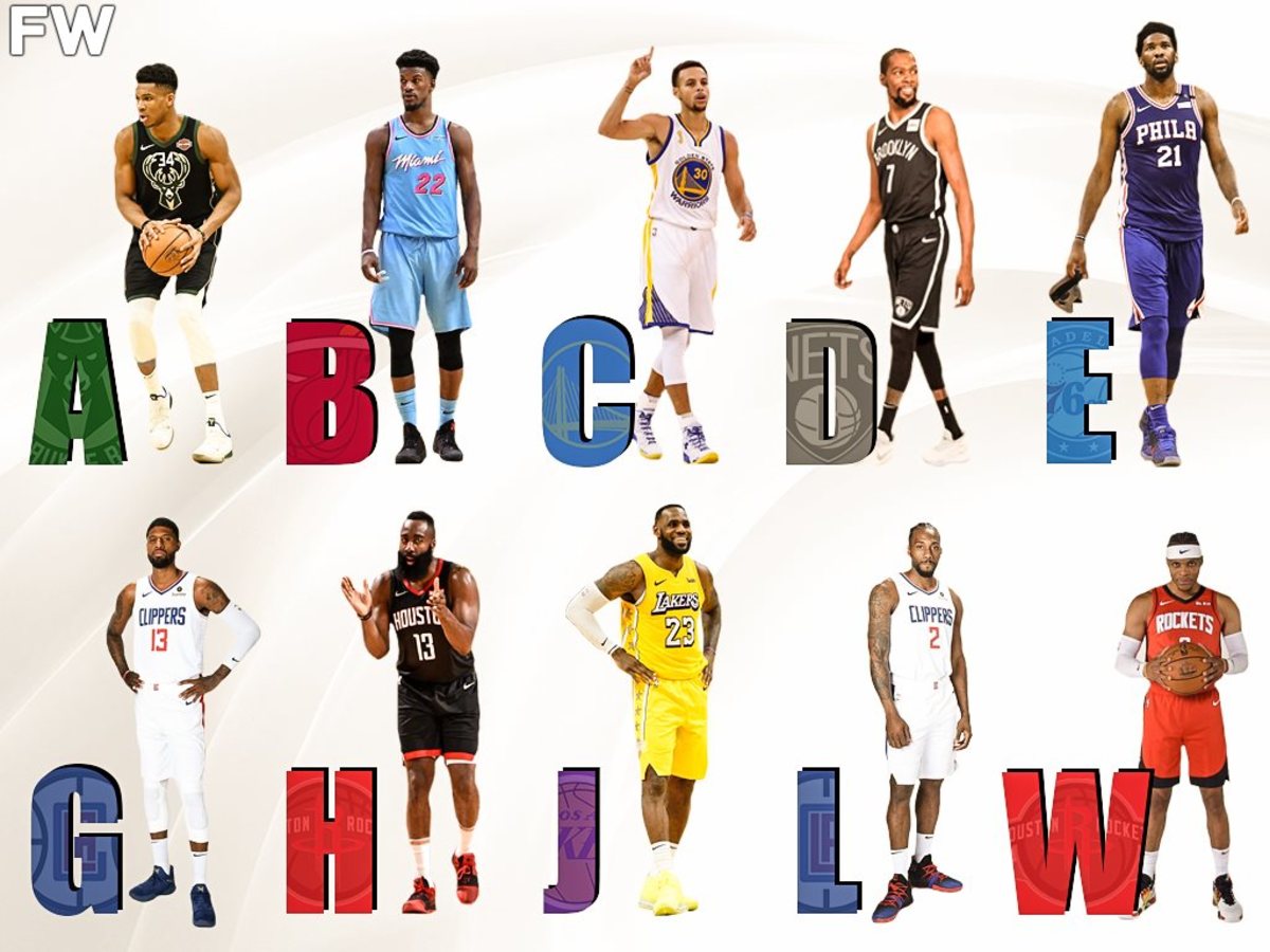 Ranking The Best NBA Players By Letter Of Name Fadeaway World