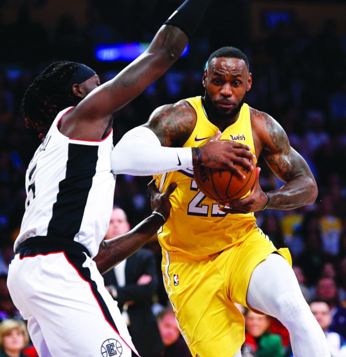 Montrezl Harrell Seems To Agree With Mo Speights' Claims About LeBron James' Fourth Title In 10 Tries