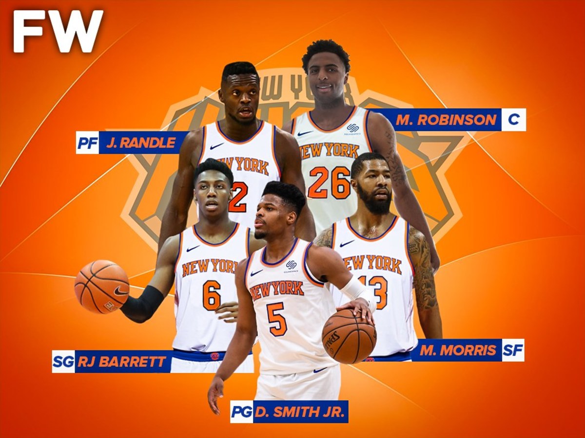 The 2019 20 Projected Starting Lineup For The New York Knicks 