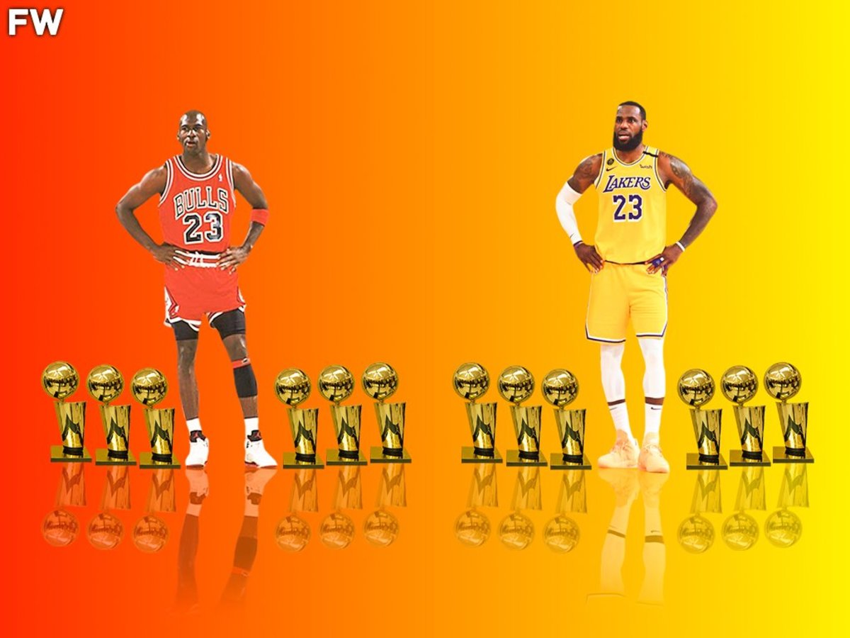 NBA Fans Debate: "LeBron Tying Michael Jordan At Six Rings With A Three-Peat In L.A. Would Be Something"