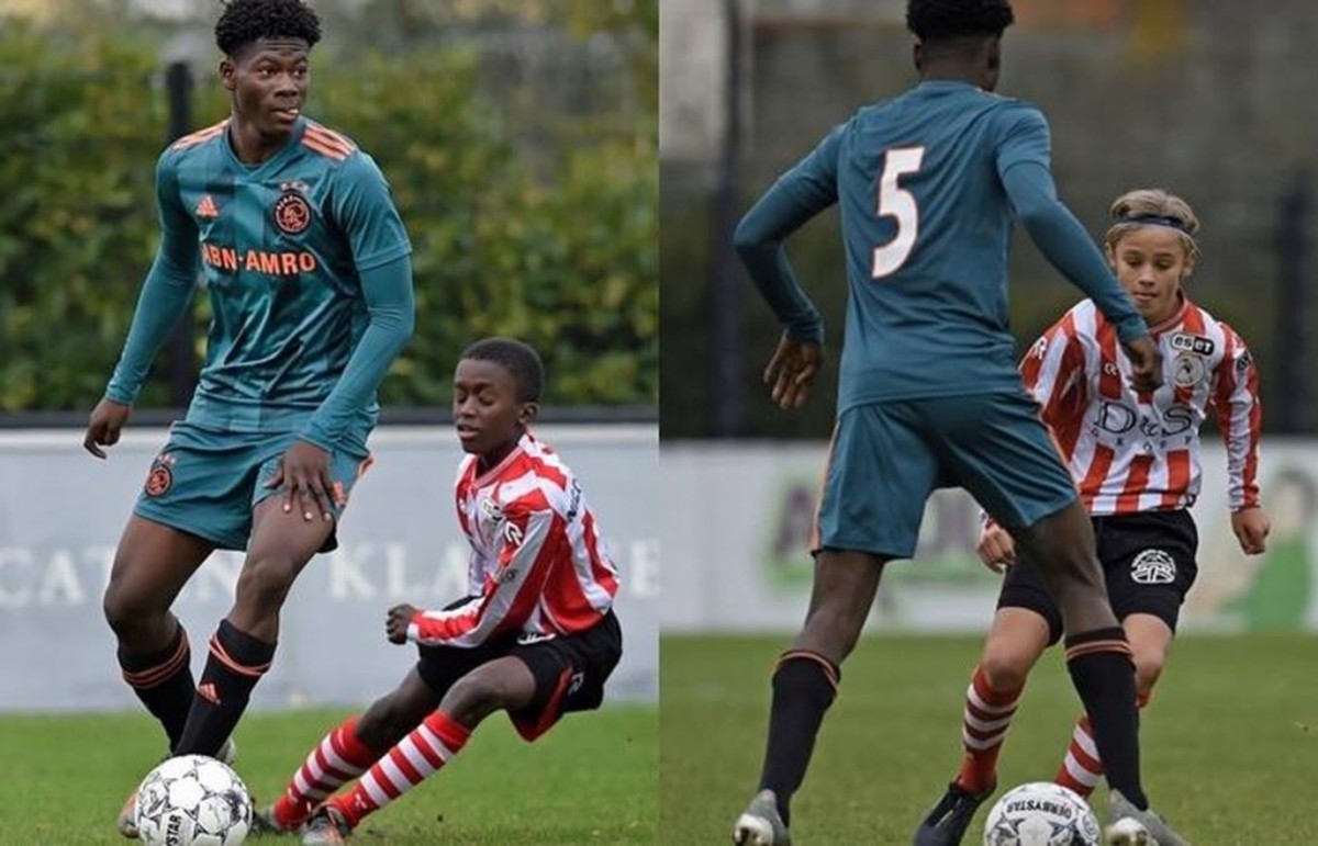 One Of Ajax’s U15 Players Goes Viral After Pictures Show He’s Twice The Size Of His Opponents