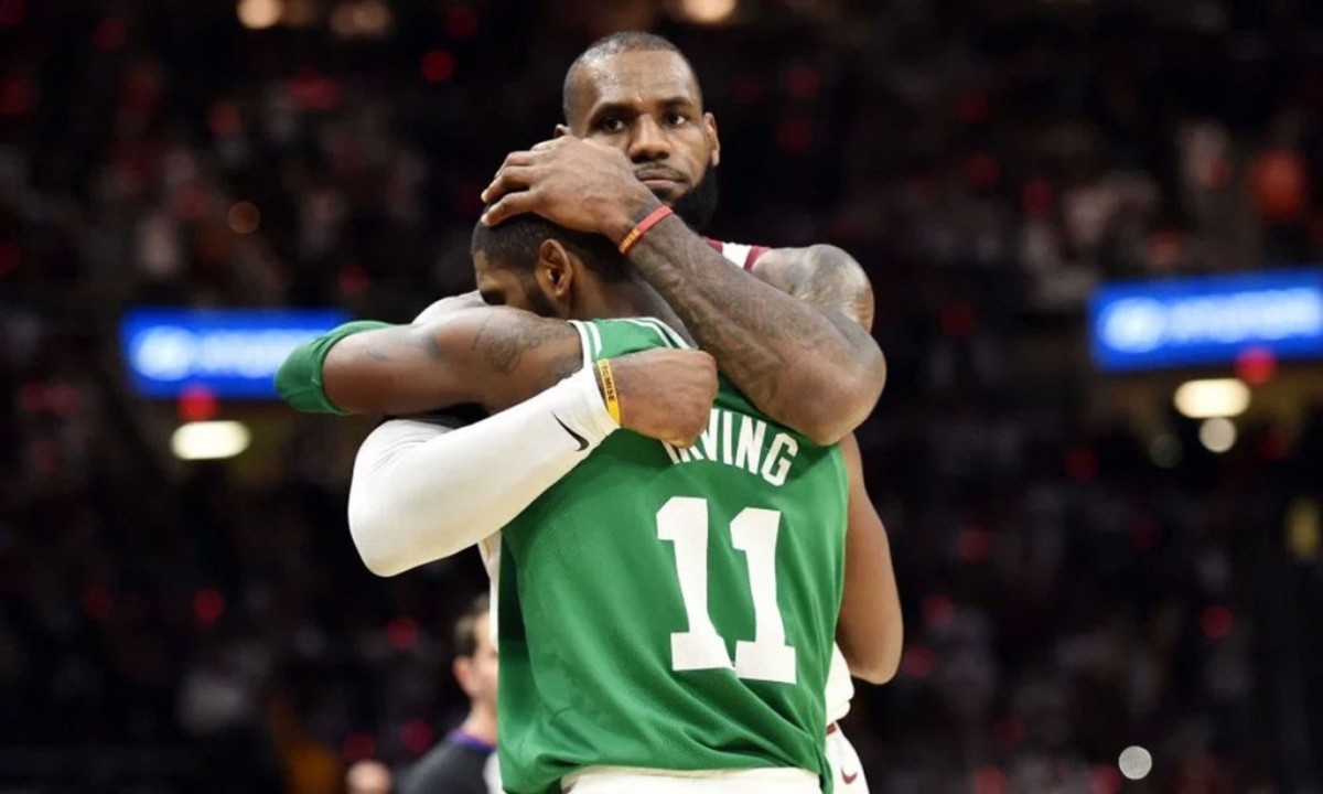 LeBron-and-Kyrie-Irving-share-a-nice-hug-after-Cavaliers-beat-Celtics-in-opener