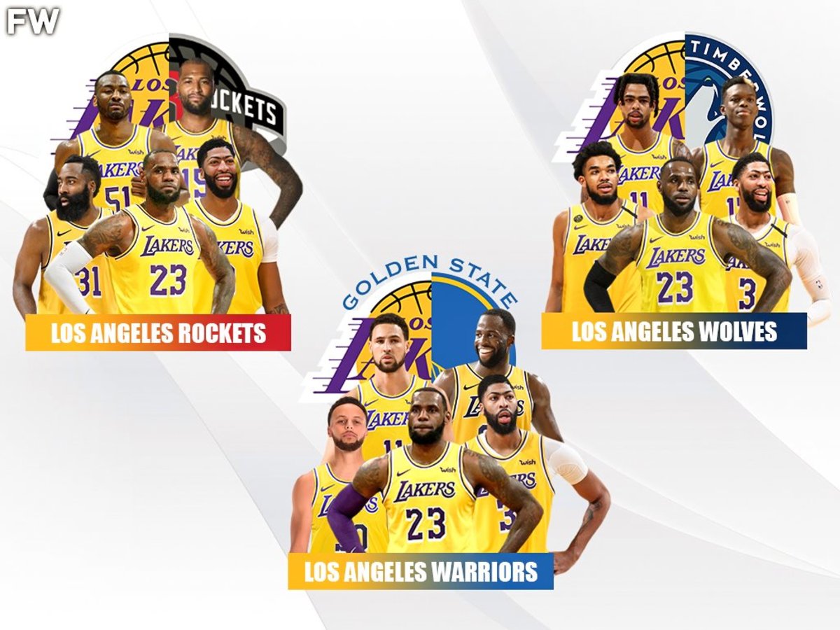 3 Lakers Hybrid Teams: Los Angeles Wolves, Los Angeles Rockets, Los ...