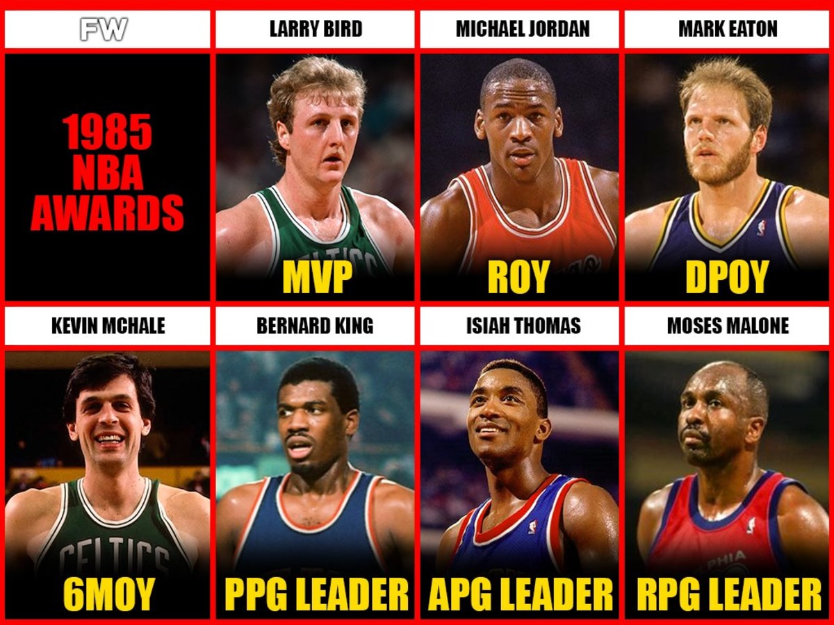 1985 NBA Award Winners: 6 Hall Of Famers Dominated In An All-Time Great Season