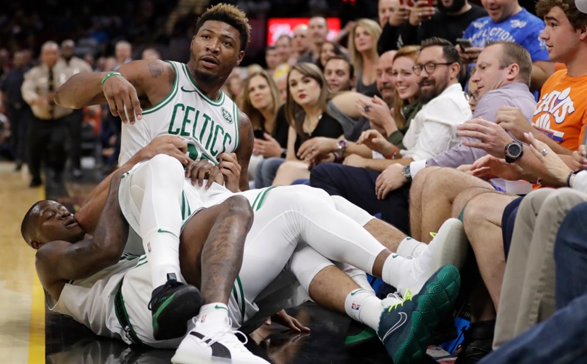 Marcus Smart: "The Difference Between Me Is, I Flop On Defense, Your Favorite Player Flops On Offense."
