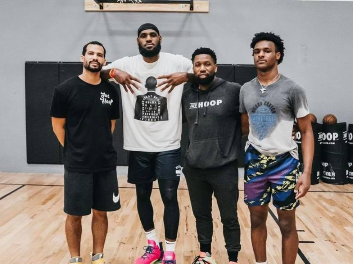 Bronny James' Incredible Growth Spurt: He Is Looking Almost As Tall As LeBron  James In A Recent Pic - Fadeaway World