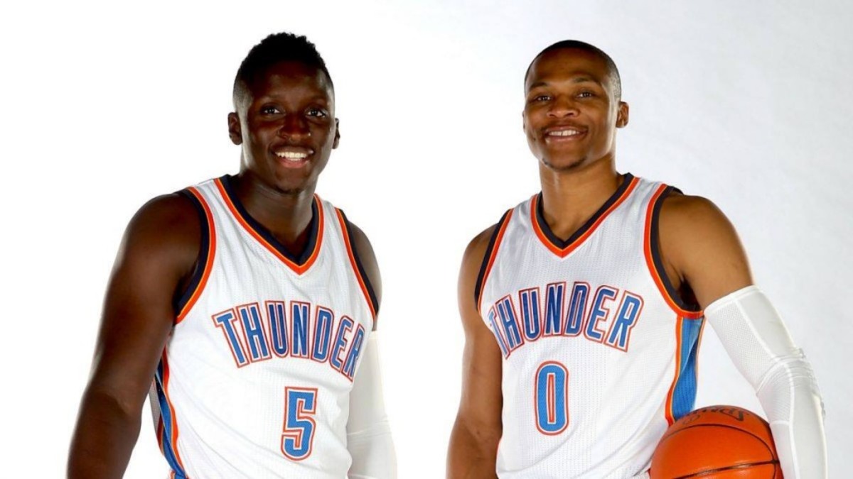 Russell Westbrook and Victor Oladipo