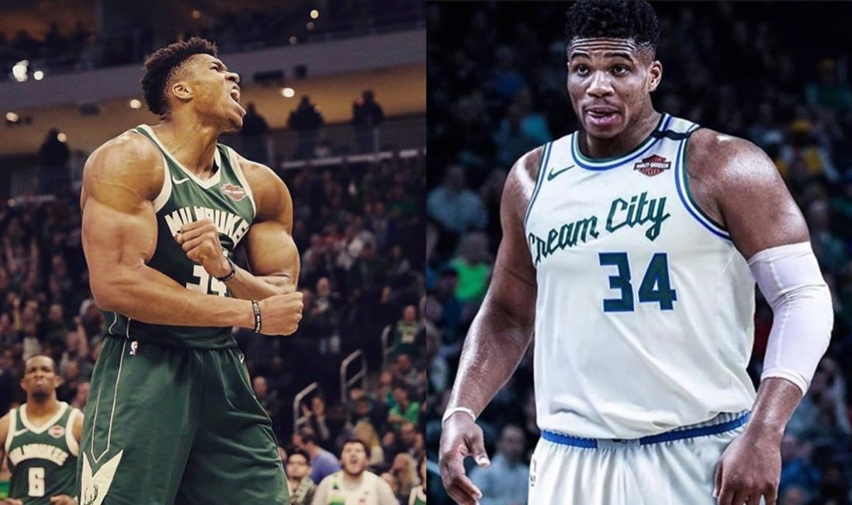 Giannis Posts A Picture Of How He Will Look After The Quarantine Ends