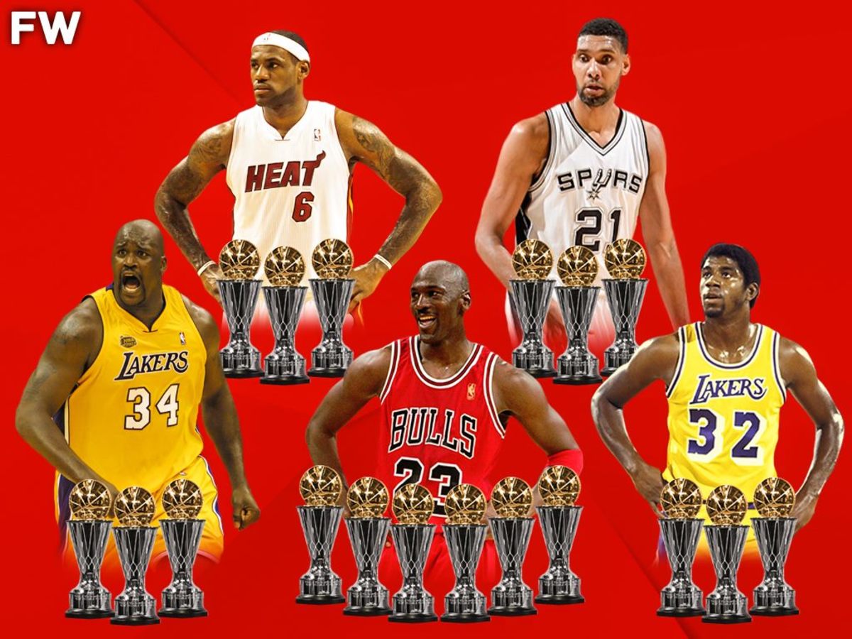 Michael Jordan Has Twice As Many NBA Finals MVP Awards As Any Other NBA ...