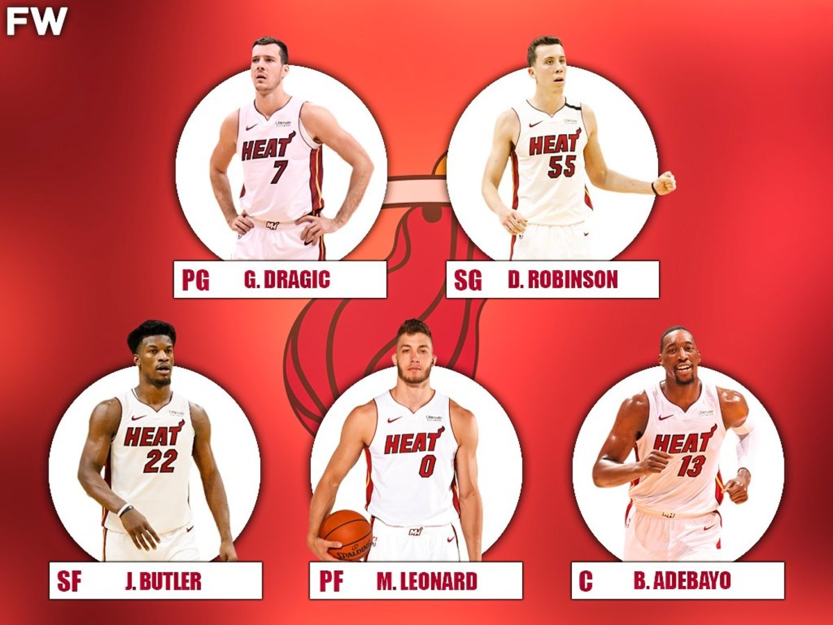 The 2020-21 Projected Starting Lineup For The Miami Heat
