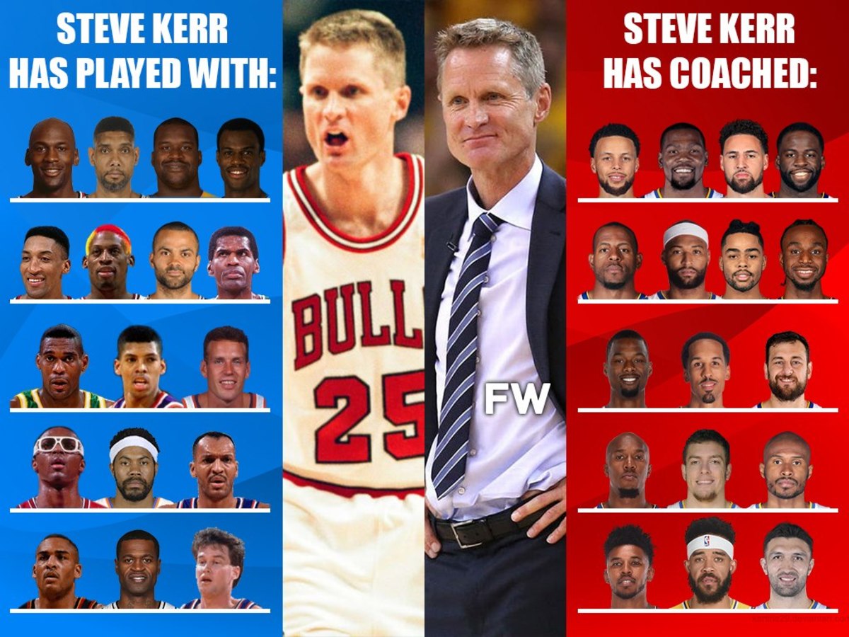 The Unbelievable List Of Teammates And Players: Steve Kerr As A Player And  Coach - Fadeaway World