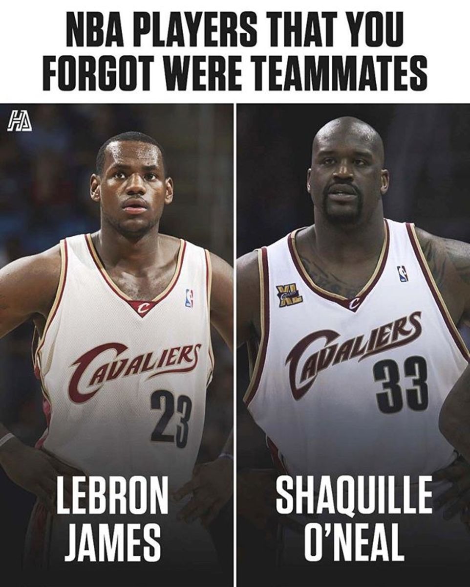 NBA Players That You Forgot That Were Teammates - Fadeaway World