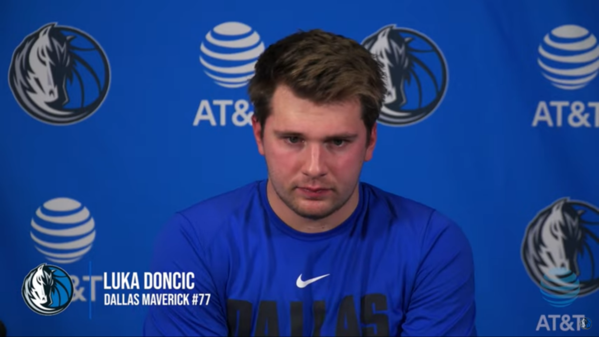 Luka Doncic Casually Answering Questions In 4 Different Languages On Media Day