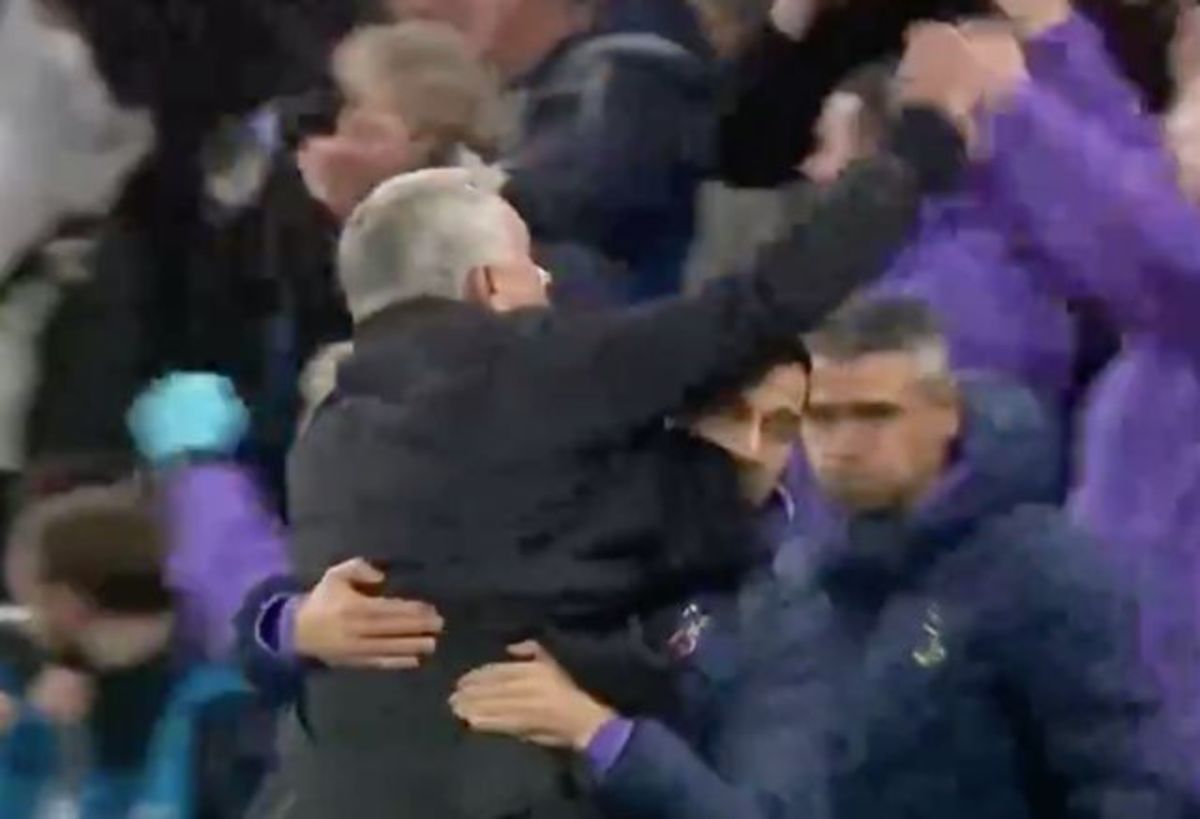 Video: Jose Mourinho Priceless Celebration After Tottenham Complete Comeback