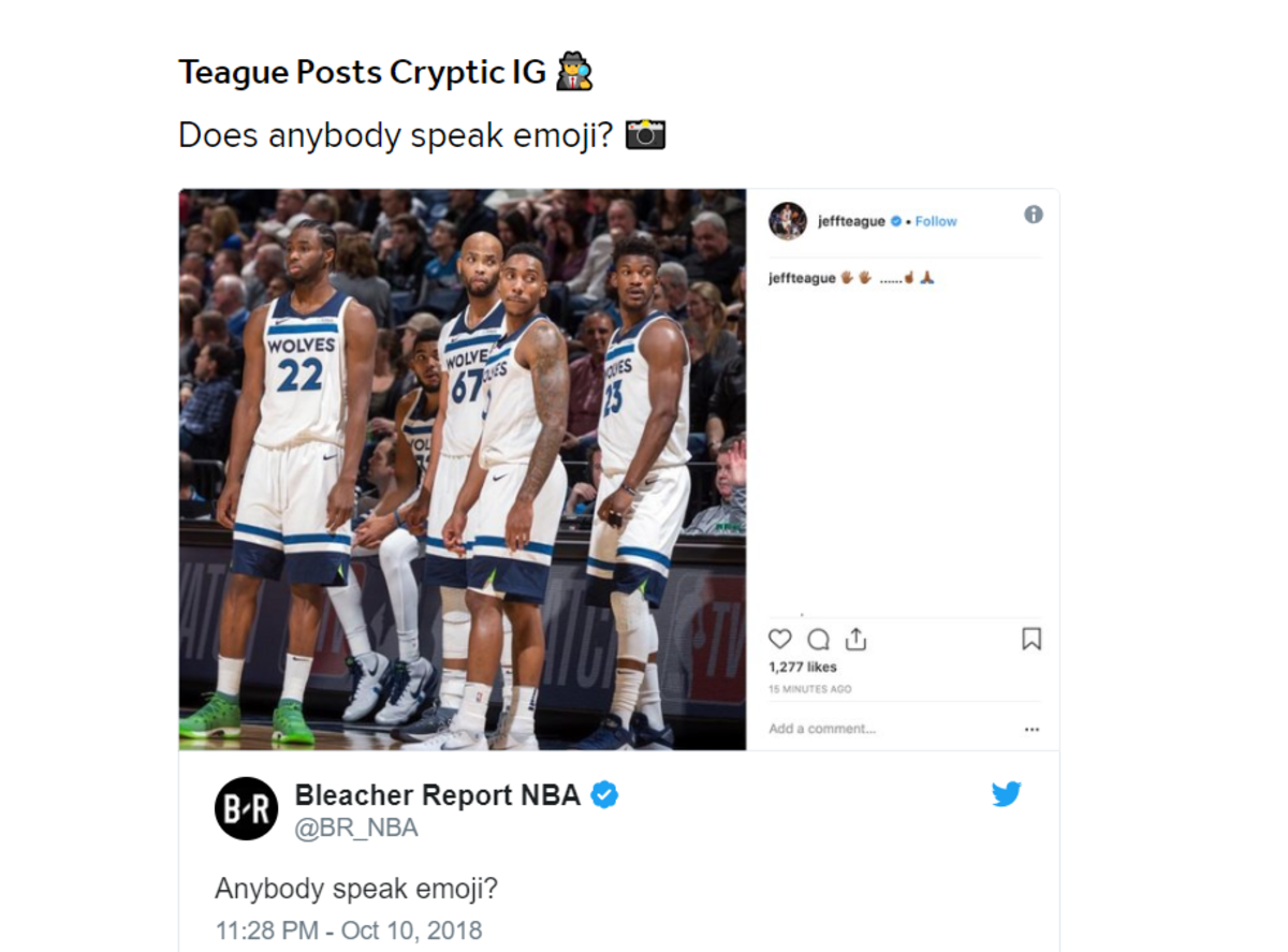 Jeff Teague Posts Cryptic Message About Butler That No One Can Resolve ...