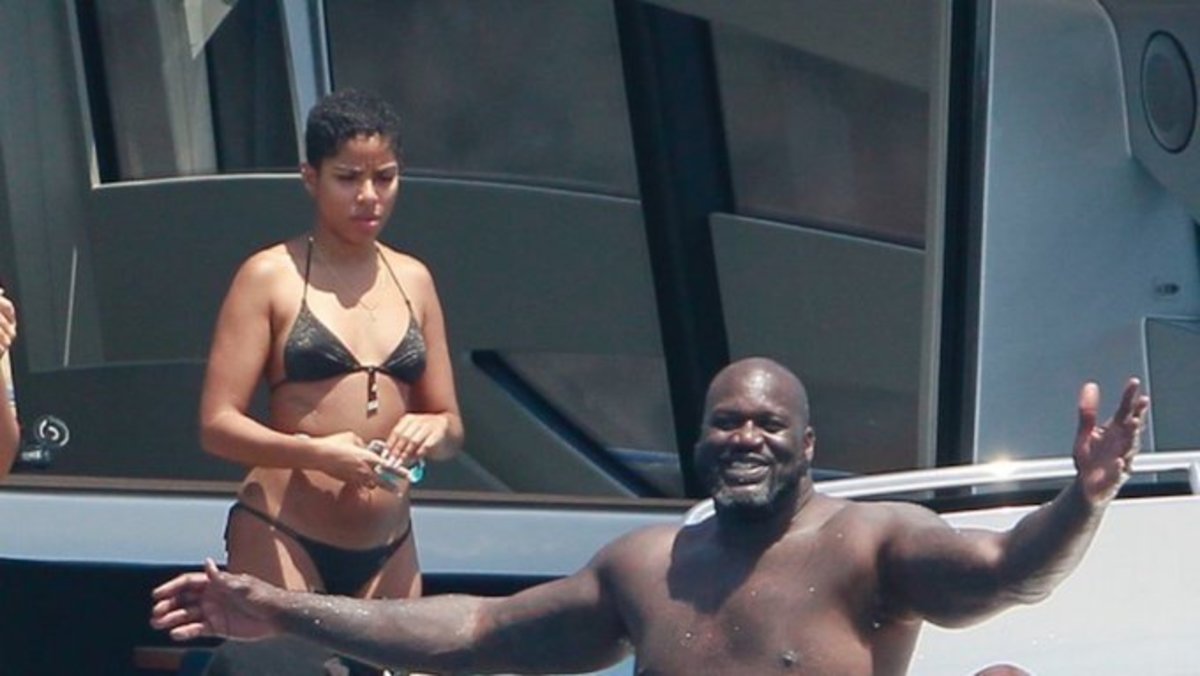 Shaq O'Neal Caught With New Girlfriend Enjoying The Sun In Spain