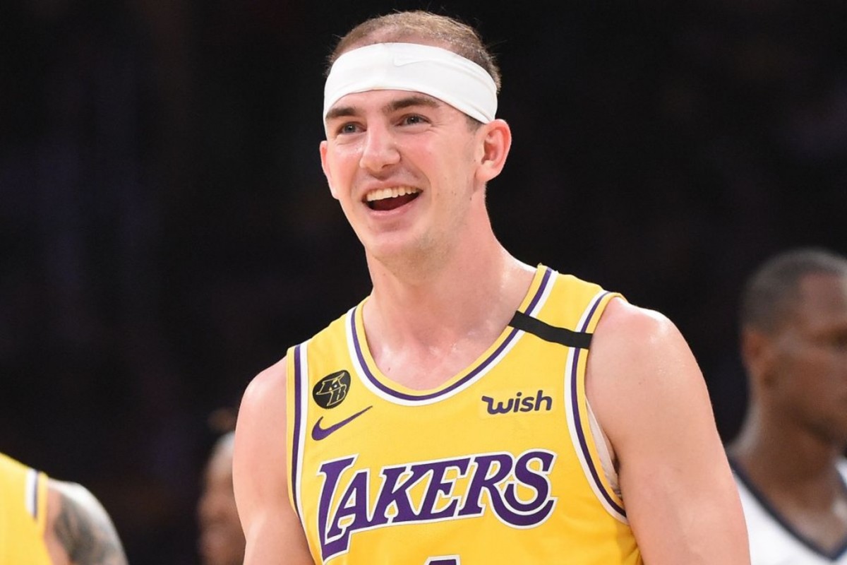 The Lakers Coaching Staff After Seeing Alex Caruso Practice For The First  Time: Who Gave The UPS Guy A Jersey? - Fadeaway World
