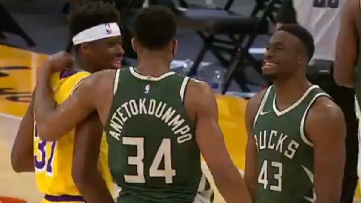 Giannis Antetokounmpo Was Excited To Share The Court With His Brothers: “This Was Probably My Favorite Moment I’ve Had So Far In The NBA.”
