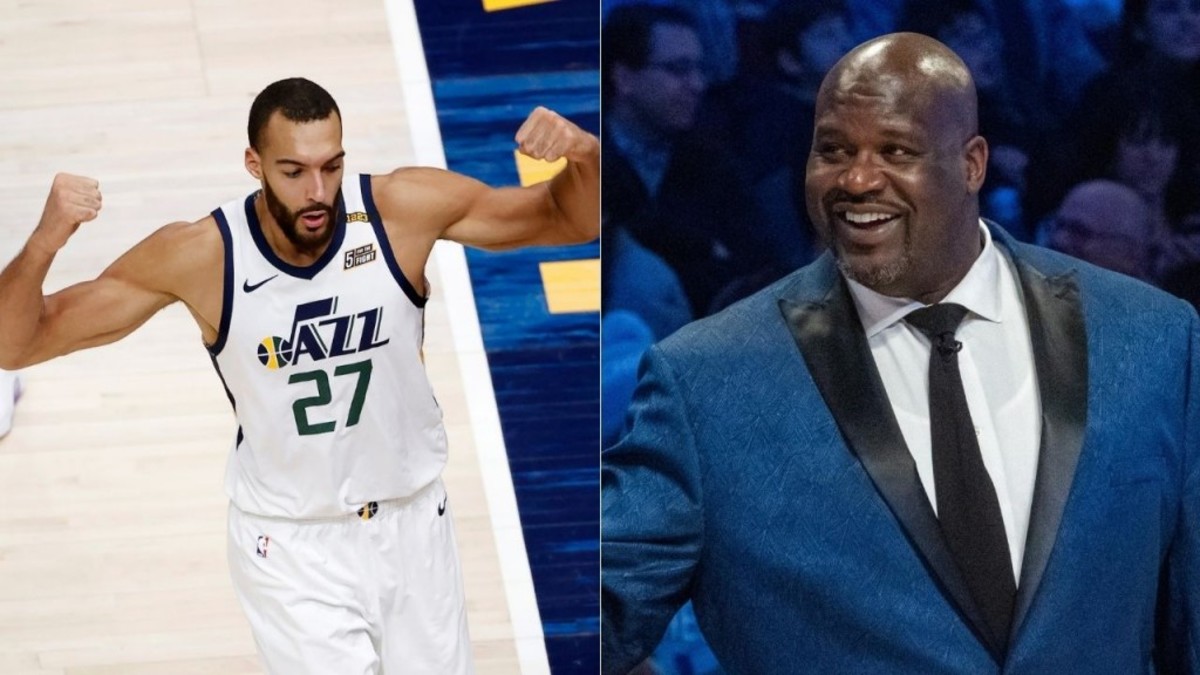 Rudy Gobert and Shaquille O'Neal