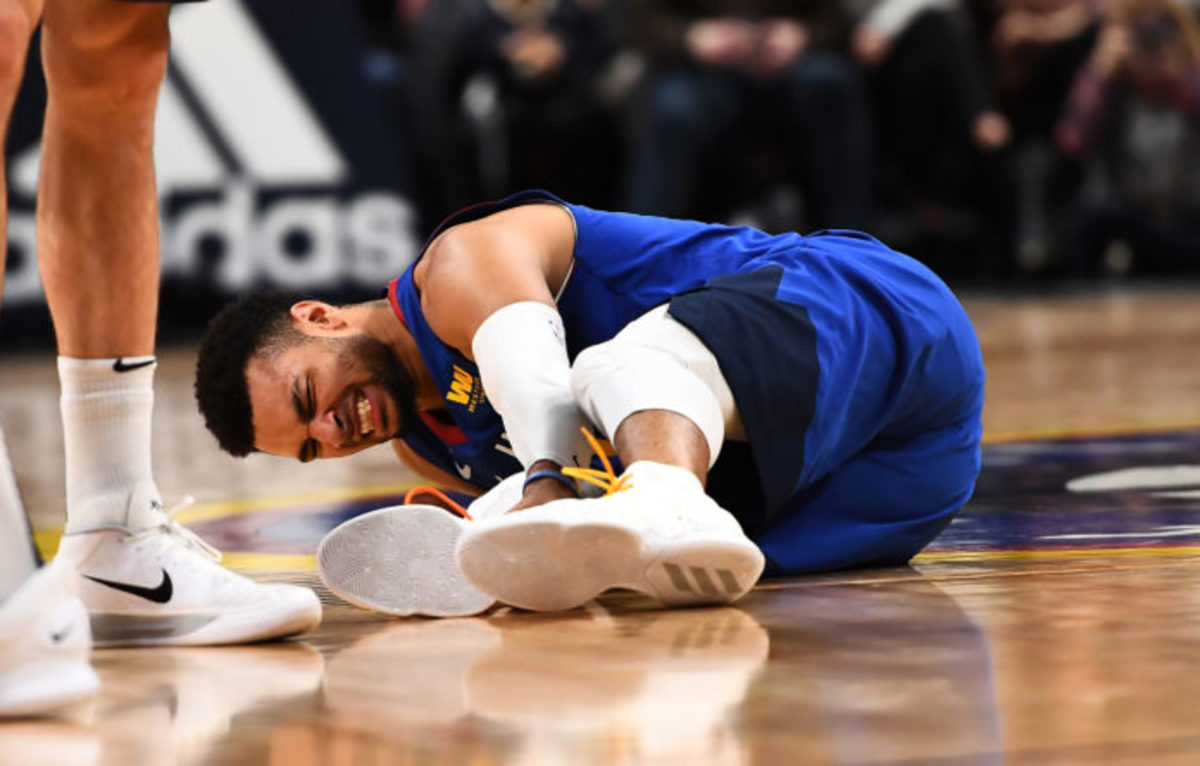 NBA Community Responds To Jamal Murray's Scary Knee Injury - Fadeaway World