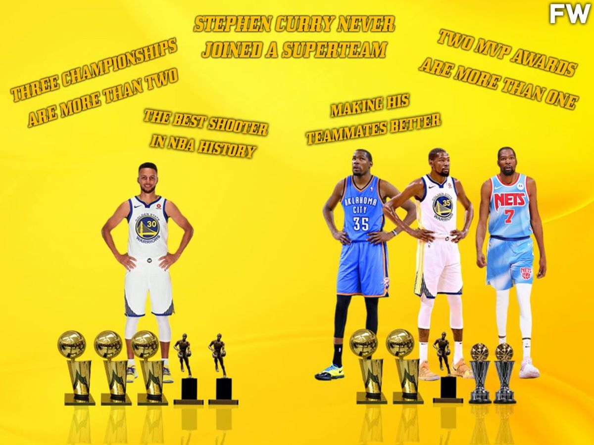 5 Reasons Why Stephen Curry Ranks Higher On The All-Time List Than Kevin Durant