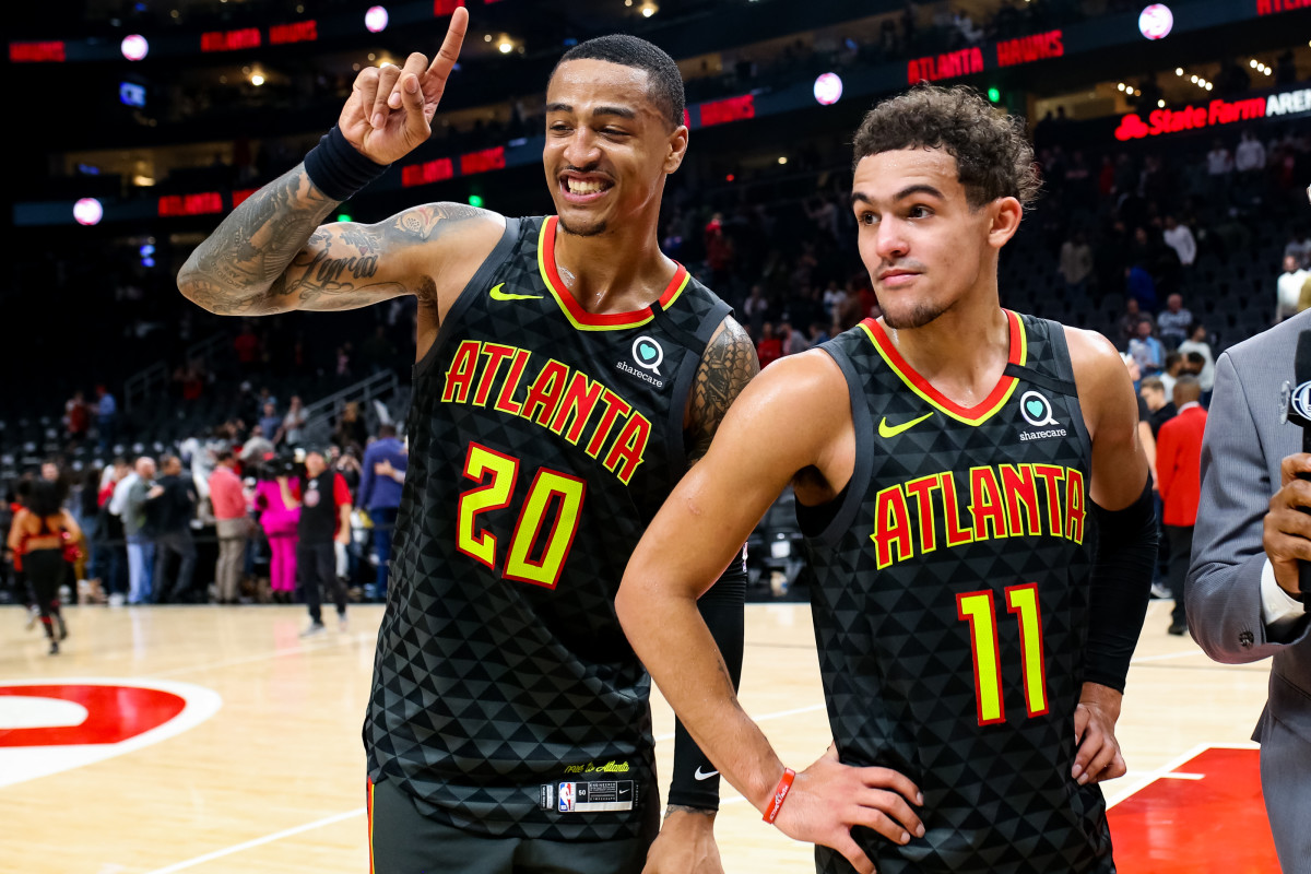 Trae Young and John Collins