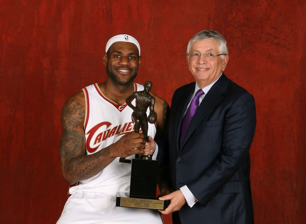 What seemed inevitable to many, Lebron won his first ever MVP award at only 26 years old.