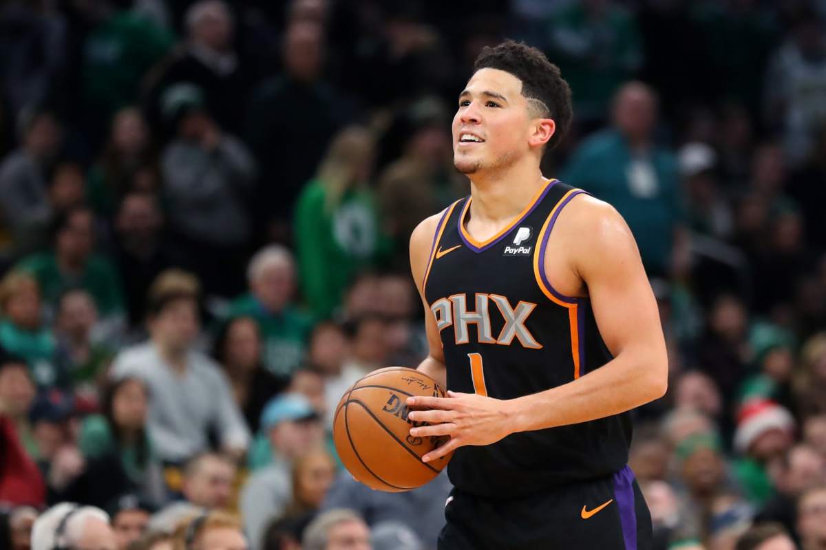 Last Year, Draymond Green Said Devin Booker Had To Leave Phoenix. Now, Draymond Is On Vacation While Booker Is In The Playoffs.