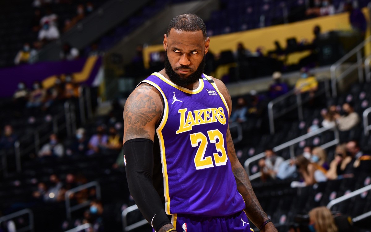 time lebron james 2021