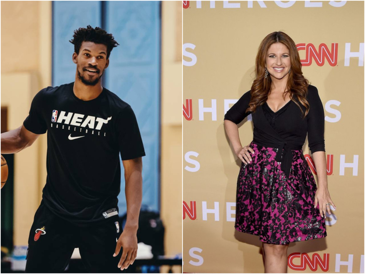 NBA Fan Fuels Rumors Of Rachel Nichols And Jimmy Butler: “I Dont Think Jimmy  Butler Was Dribbling A Basketball In The Hotel Room... - Fadeaway World