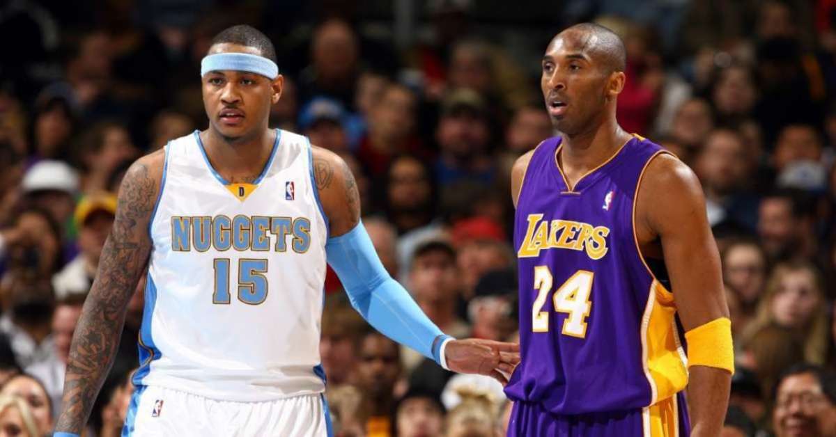 Carmelo Anthony Reveals How He Became Friends With Kobe Bryant: "Just Pushing My Buttons To See If I Was Going To Stand That"