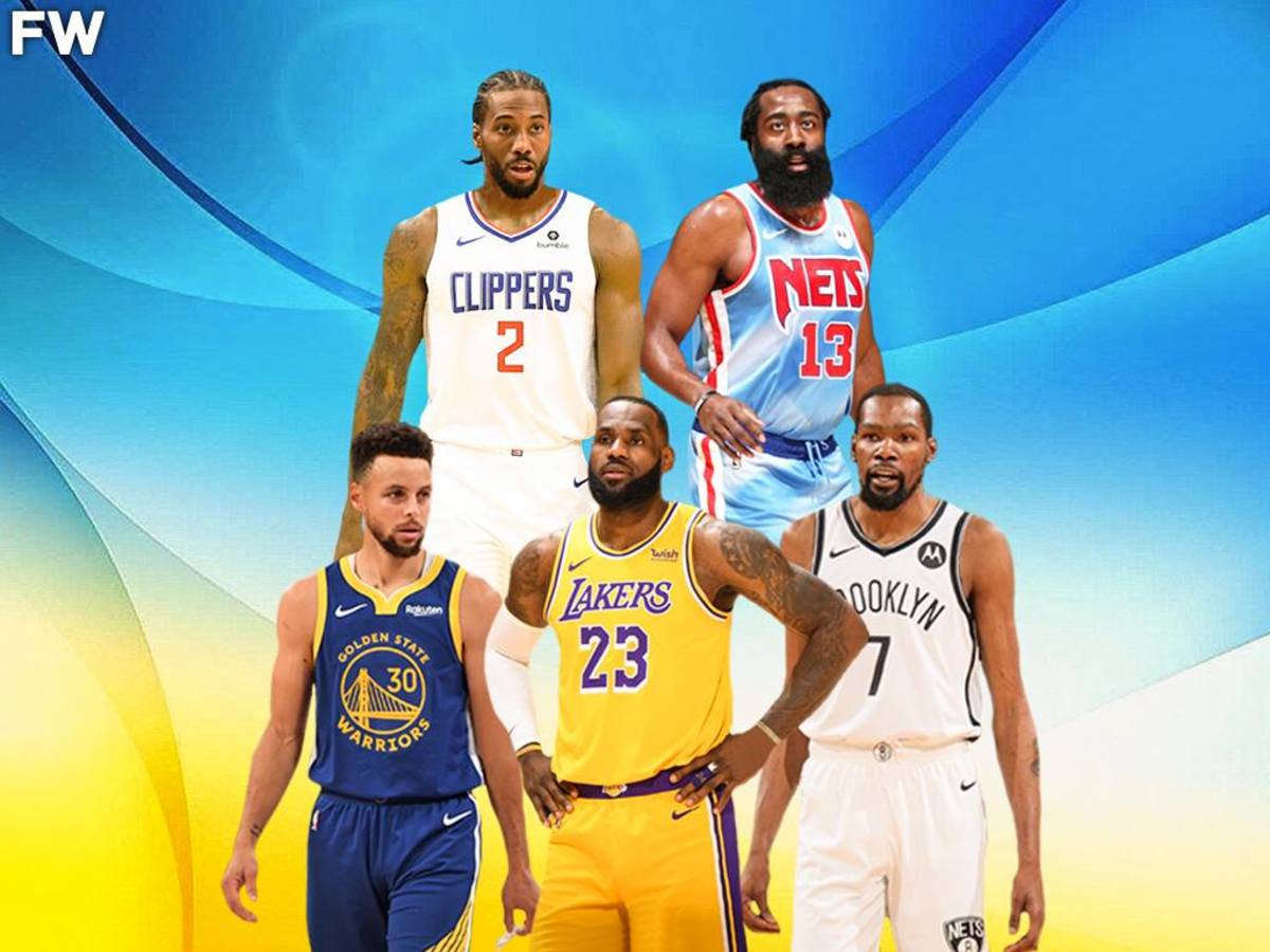 LeBron James, Kevin Durant, Stephen Curry, James Harden, And Kawhi