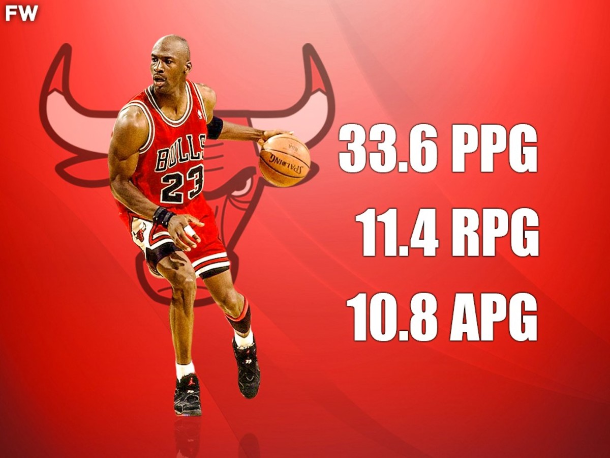 Michael Jordan Averaged A Triple Double When He Played As A Point Guard: 33.6 PPG, 11.4 APG, 10.8 RPG