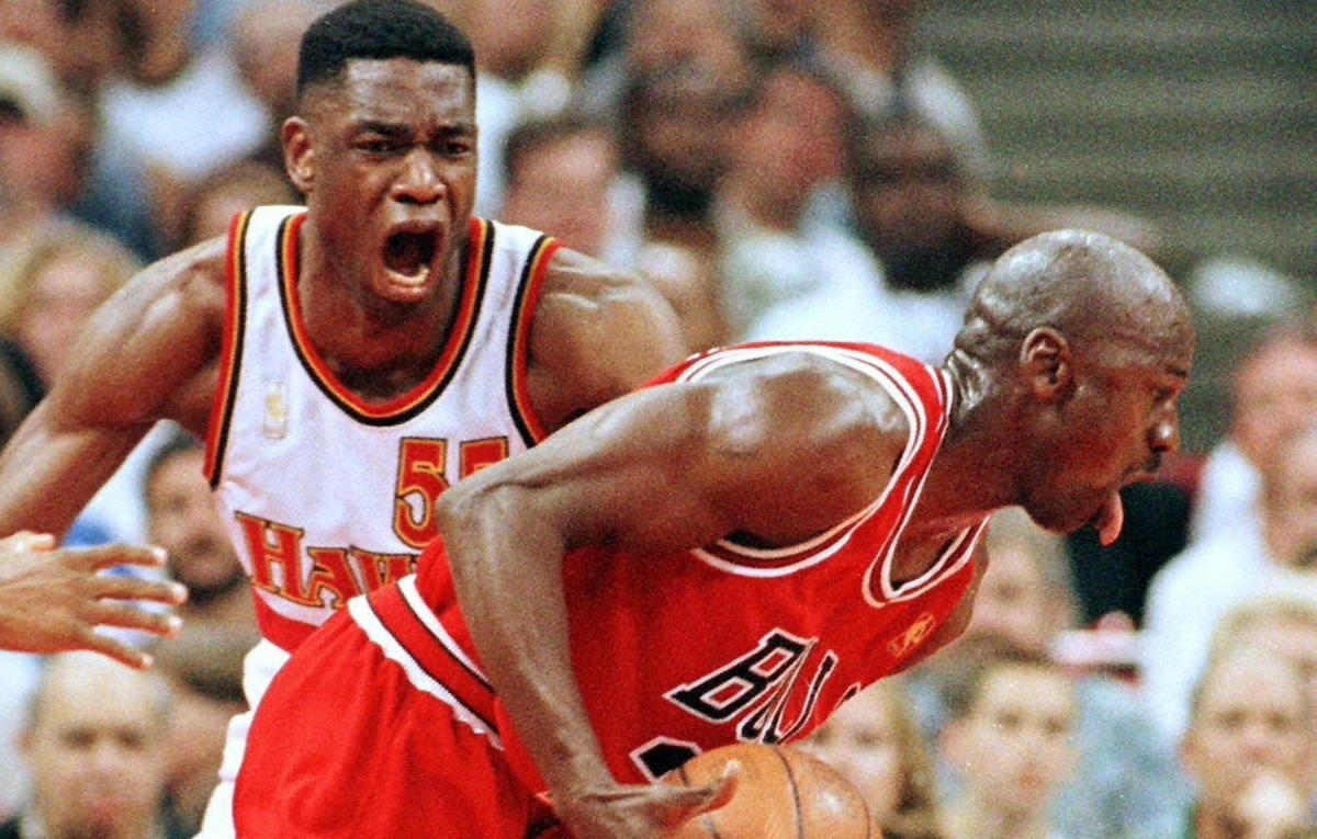Dikembe Mutombo Reflects On First Game Against Michael Jordan: “I Was Like What Is This Guy Doing, What The Heck”