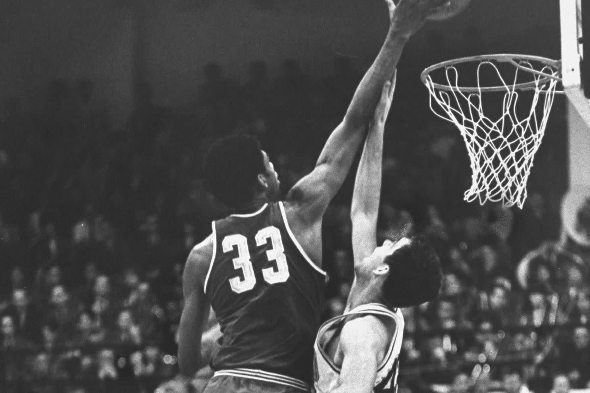 Kareem Abdul-Jabbar Developed His Signature Sky Hook After The NCAA Banned Dunking In Games Because Of Him