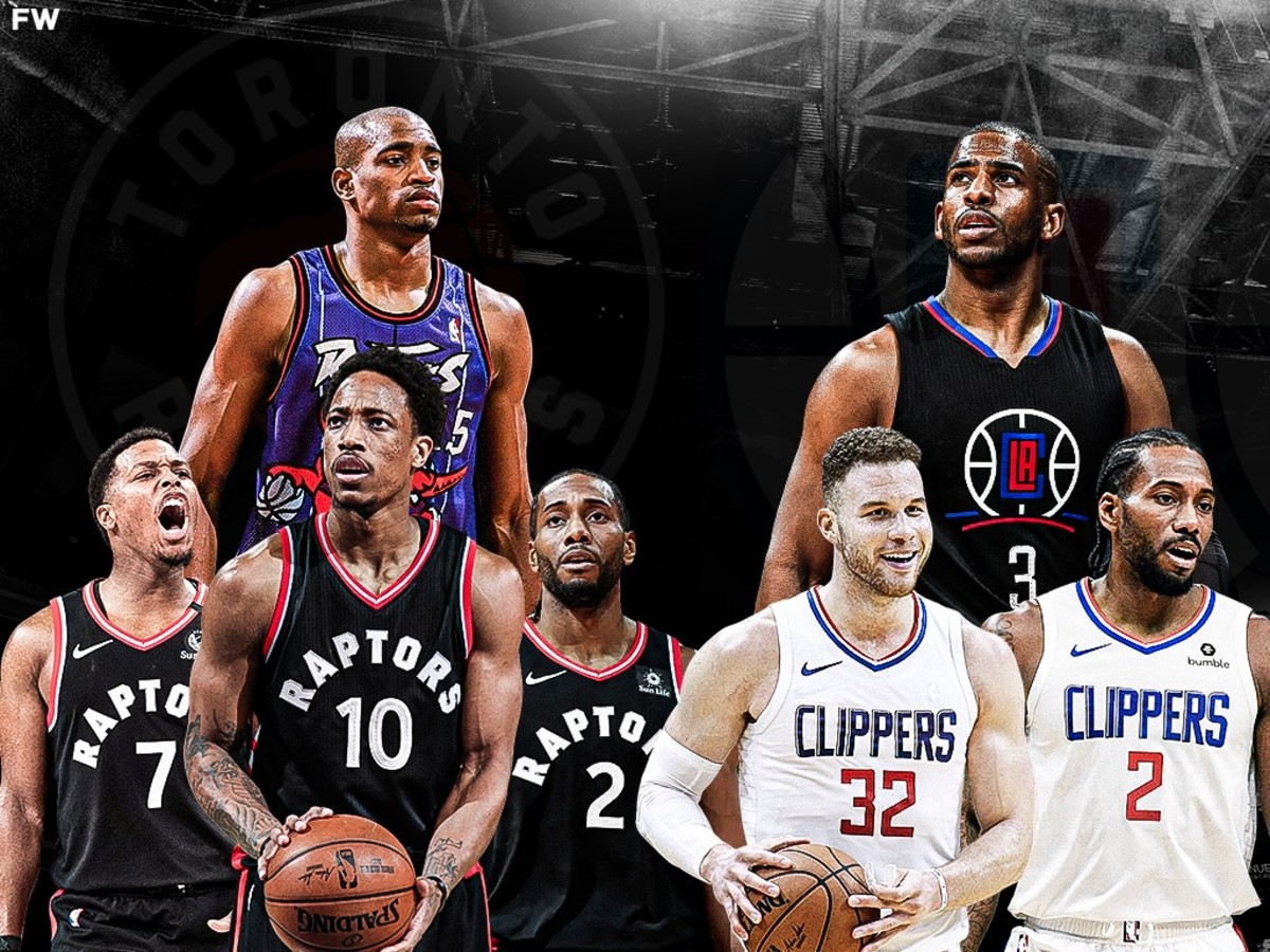Los Angeles Clippers And Toronto Raptors Are The Only Two Teams In The NBA Without Any Jerseys Hanging In The Rafters